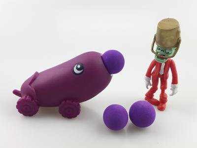 Plants vs Zombies Erbsenschießer, Actionfigur, 32er Set, ab 14 Jahren - Bild 1