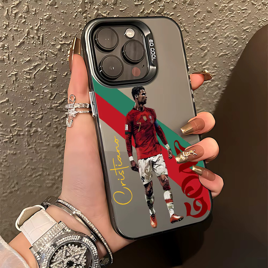 Bandai Handyhülle C-CR7 für iPhone 17 16 15 14 13 12 11 Pro Max Air Plus Multicolor Sturzsichere Matte Abdeckung - Bild 2