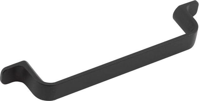 Furnipart Möbelgriff Rio Bar in Schwarz Matt aus Zinkdruckguss, Breite: 16,4 cm - Bild 1