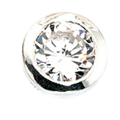 Colfem Anhänger rund, 925 Sterling Silber, 1 Zirkonia, Unisex - Bild 1