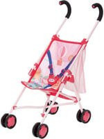 Zapf Creation BABY born Kinderwagen mit Tasche Puppenwagen pink - Bild 1