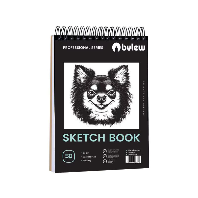 Bview Art Pro Art Kit 49-teiliges Skizzenzubehör-Set in Multicolour mit Graphitstiften, Kohle und Skizzenblock für Künstler und Erwachsene - Bild 5