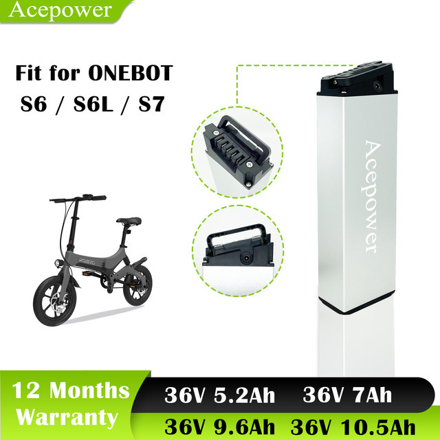 ACEBEI-POWER Akku 36V GNS6 GNS6L für ONEBOT S6 S6L, BLUOKO X6, SCORPION, PAB Jupiter Bike und Discovery X5 X7 Elektrofahrrad-Ersatzakku - Bild 1