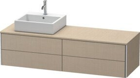 Duravit Waschtischunterschrank XSquare in Weiß mit 4 Schubladen, Breite: 160 cm, Tiefe: 54,8 cm, Höhe: 40 cm - Bild 1
