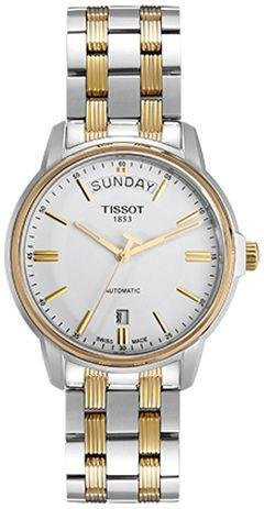 Tissot Armbanduhr Automatik, Edelstahl, 39 mm, Weiß, Herren - Bild 1