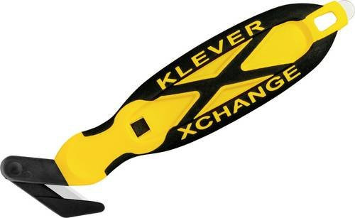 KLEVER Xchange Cuttermesser mit Klingenkopf in Gelb - Bild 1
