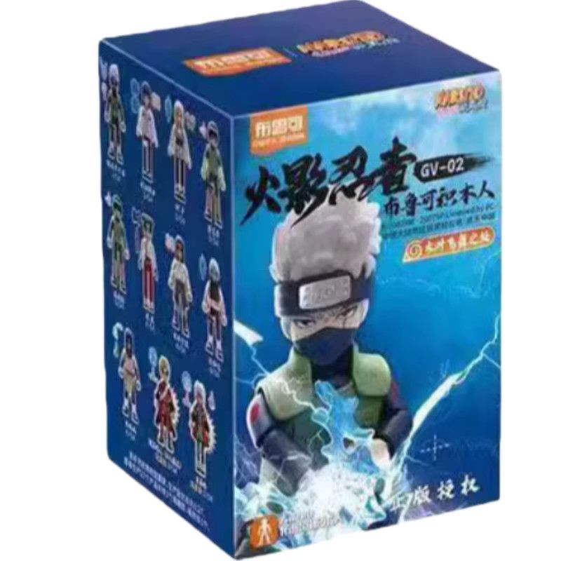 BLOKEES Naruto Baustein-Figur Serie 2 Uzumaki Naruto und Jiraiya Montagemodell Blindbox Anime-Spielzeug für Kinder und Schreibtischdekoration - Bild 3