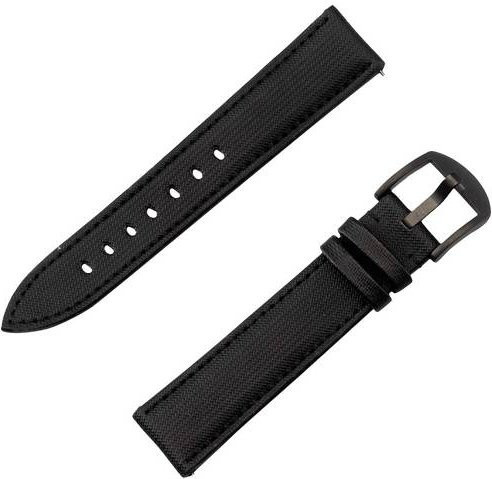 JT Berlin Uhrenarmband Wannsee, Textil/NATO, Schwarz, Unisex - Bild 1