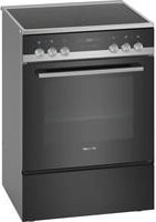 Siemens iQ500 HK9S5A240 Elektroherd-Set mit Glaskeramikfeld in Schwarz/Silber, 66 l Volumen, Breite: 60 cm, Höhe: 85 cm, Tiefe: 60 cm - Bild 1