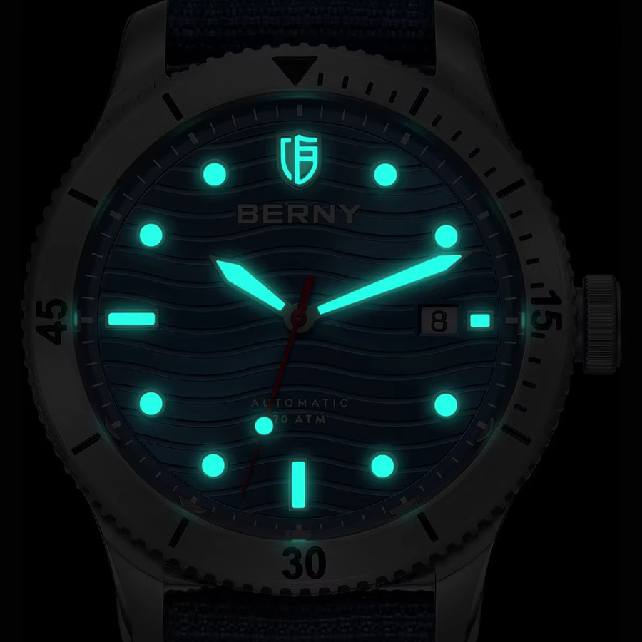 BERNY Armbanduhr, Automatik, Taucheruhr, Herren - Bild 4