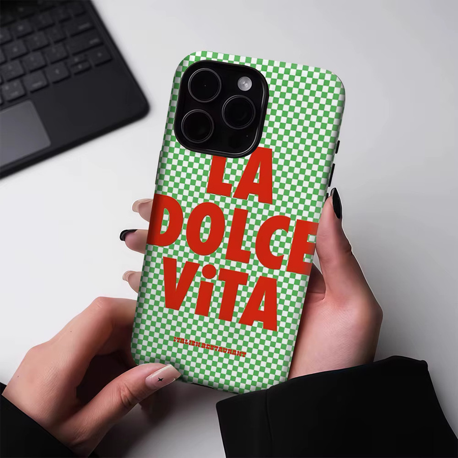Potdemiel La Dolce Vita Handyhülle für iPhone 17 16 15 14 13 Pro Max Plus mit Magnetfunktion, robuste Einzel- und Doppelschicht-Schutzhülle - Bild 2