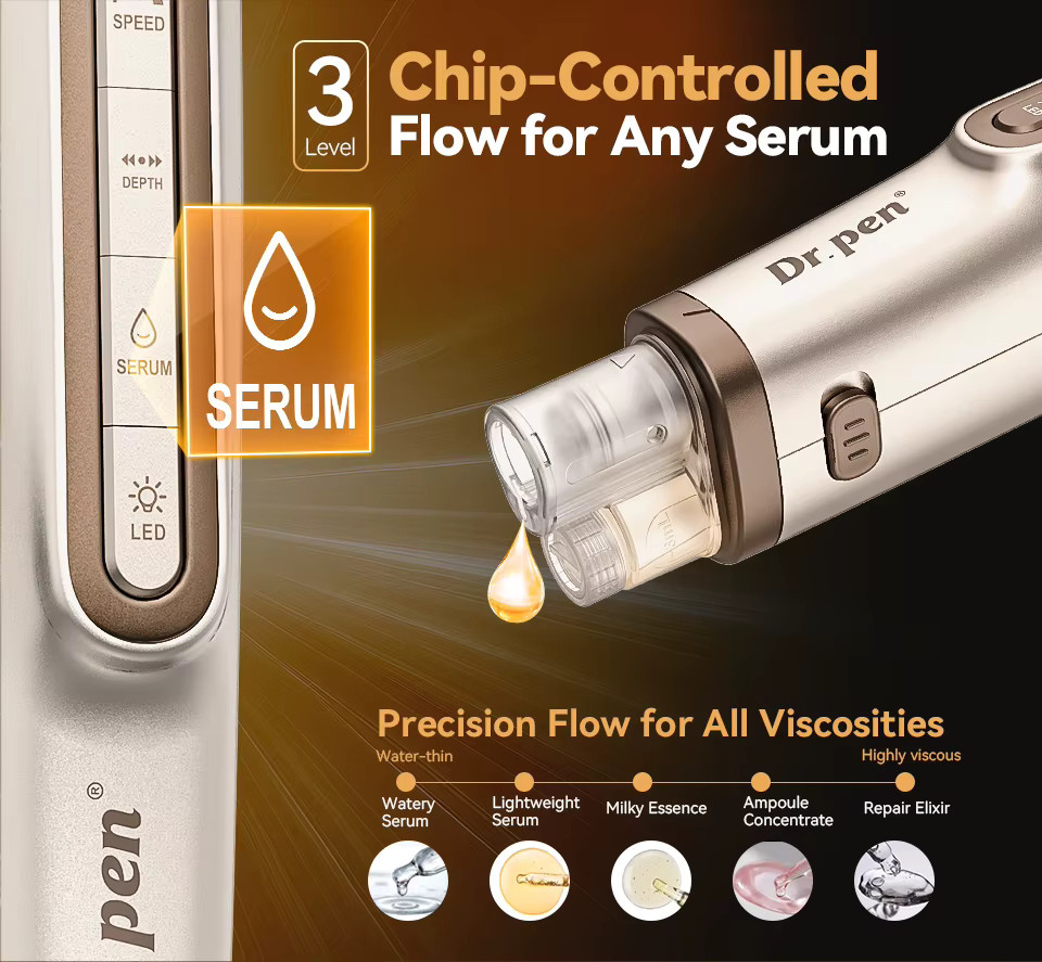 Dr.Pen H6 Derma Pen Microneedling-Stift mit Lichttherapie, 0,25 mm, Unisex - Bild 2
