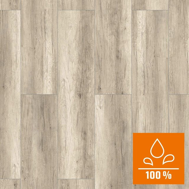 Classen XL Laminat NK32 Wasserfest Eiche Grau Holzoptik Rustikal 8 mm - Bild 1