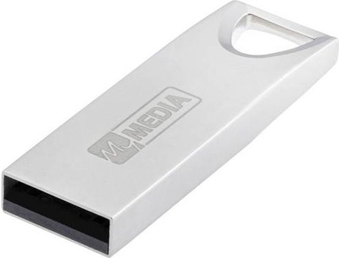 MyMEDIA My Alu USB 2.0 Flash Drive USB-Stick 16GB Silber USB-A - Bild 1