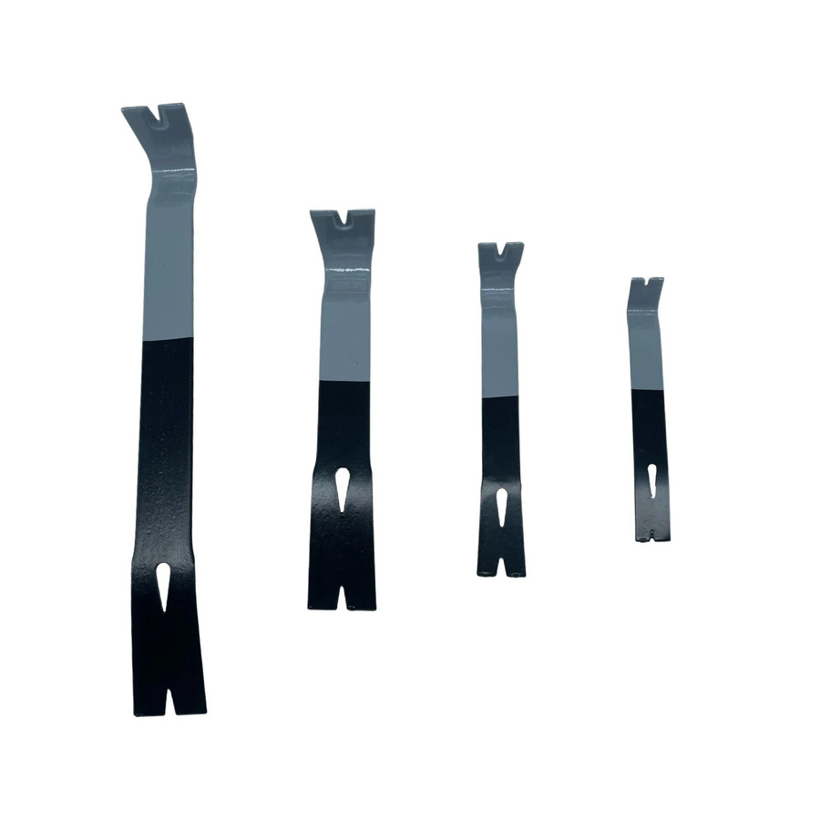 Relaxdays Brecheisen Set aus Edelstahl in Schwarz und Grau, Länge: 38 cm, Breite: 3,5 cm - Bild 2