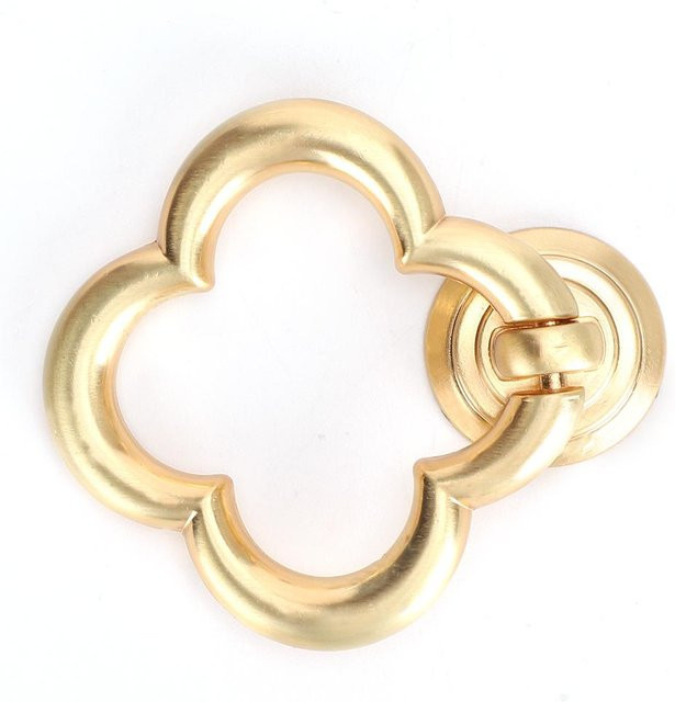 Shoemst Schrankknopf aus Zinklegierung in Gold Matt für Kleiderschrank, Schublade und Küchenschränke - Bild 1
