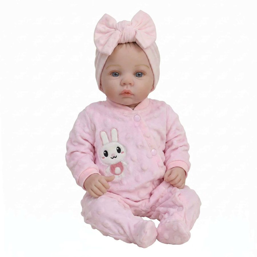 NPK Reborn-Babypuppe, 18 Zoll, Weiches Kuschelbaby, Plüsch / Textil - Bild 2