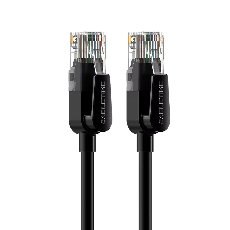 CABLETIME Cat6 RJ45 Ethernet-Kabel UTP in Schwarz für Router und Modem mit 1000 Mbit/s und 250 MHz - Bild 6