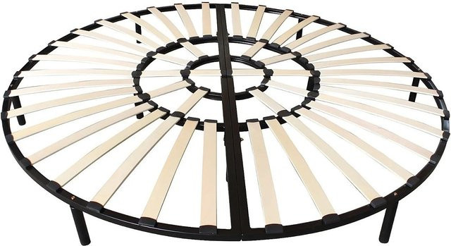 Vente-unique Lattenrost Roma Schwarz, Breite: 220 cm - Bild 1