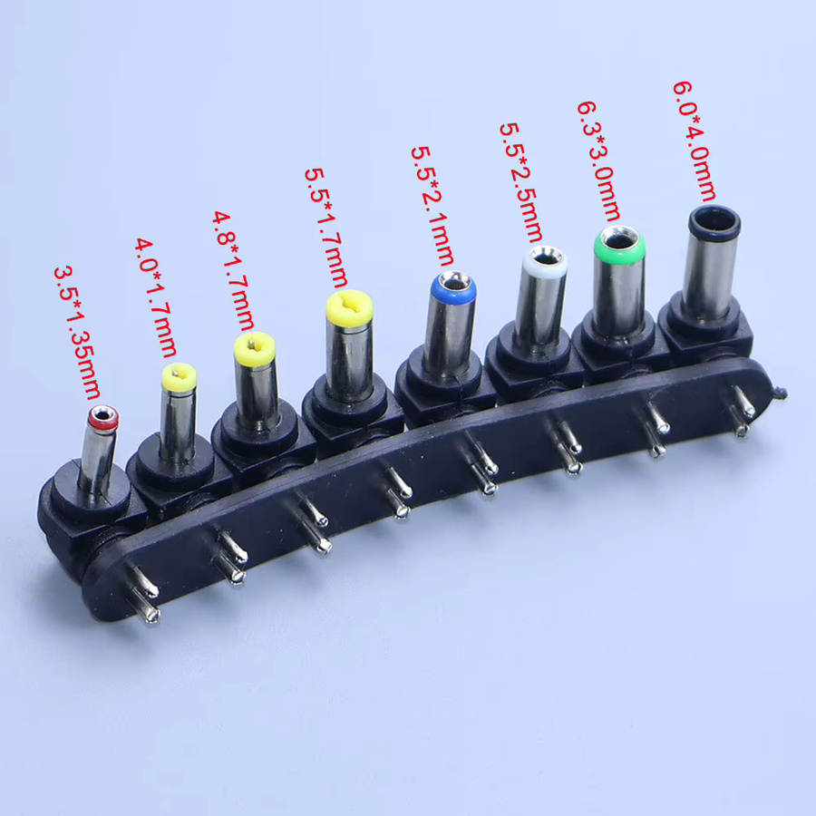 YanXi Universal DC AC Stromadapter-Stecker 5,5 mm x 2,1 mm mit 2-Pin für Lenovo Laptop Stromversorgung, Schwarz - Bild 3