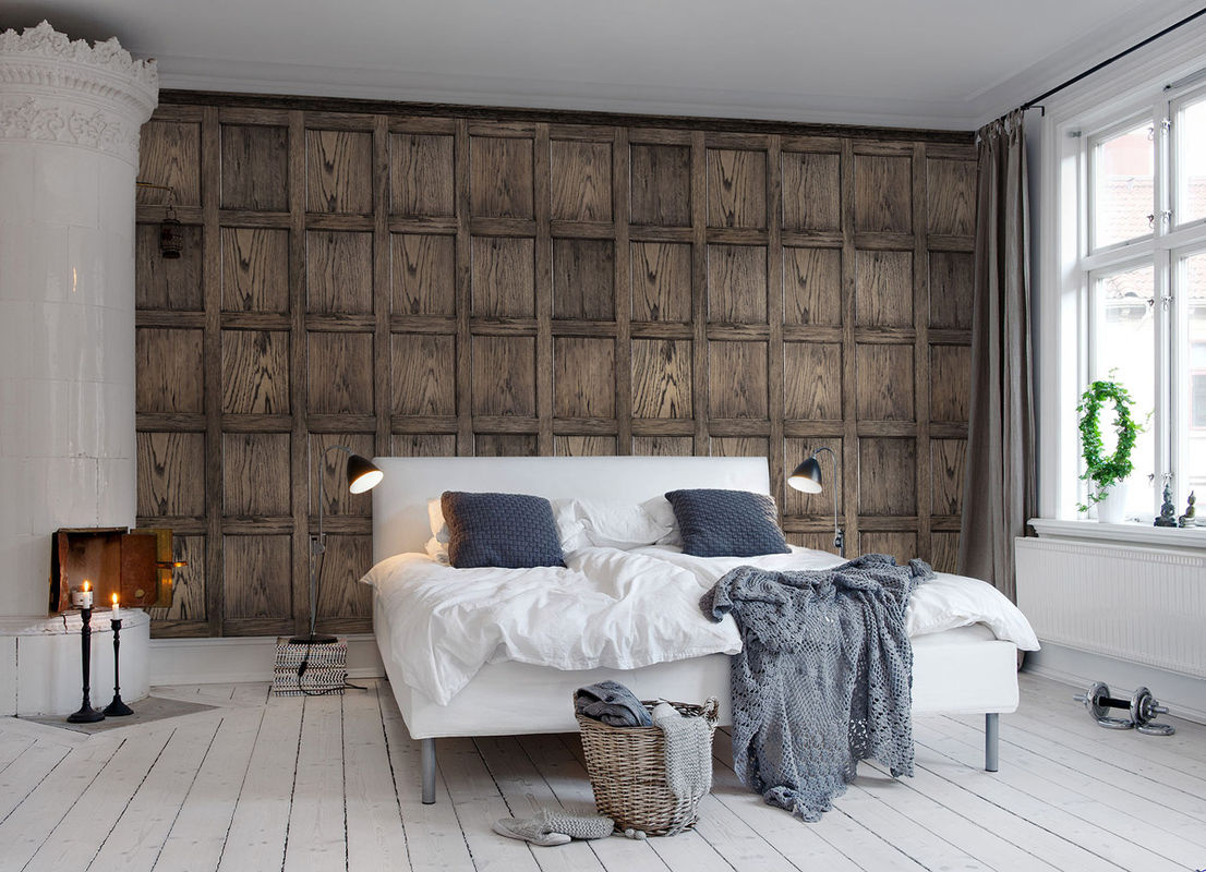 Rebel Walls Mural Panel Wood Look in Braun aus Vlies für Erwachsene - Bild 2