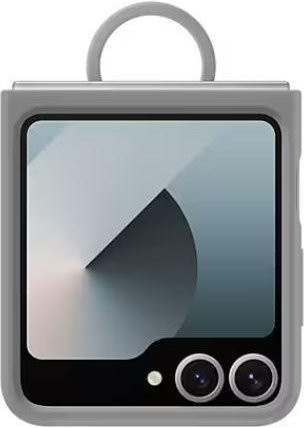 Samsung Silicone Case für Galaxy Z Flip6 und Galaxy Z Flip7 FE in Grau - Bild 1