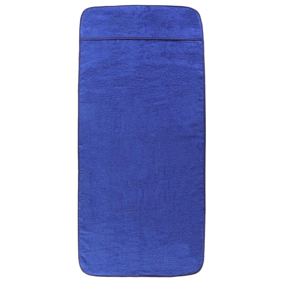 vidaXL Strandtücher 2er Set Blau B: 75 cm, L: 200 cm aus Baumwolle und Polyester - Bild 2