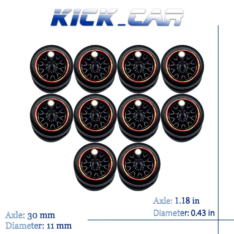 KicarMod Räder Reifen BBS-Stil, Fahrzeugspielzeug, 5 x Beutel - Bild 4