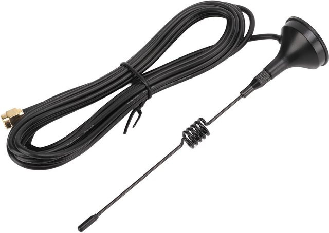 Omnidirektionale Funkantenne 5dBi 423-443 MHz mit Magnetfuß für LORA-Module in Schwarz - Bild 1