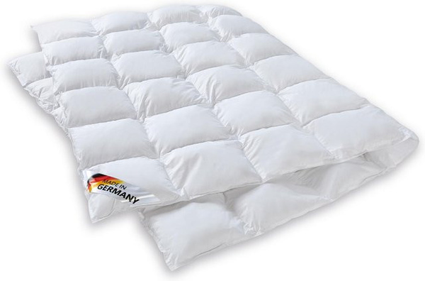Künsemüller Finesse Steppbett in Weiß aus 100 % Baumwolle und Mikrofaser, allergikerfreundlich, B/T/H: 135 x 200 cm