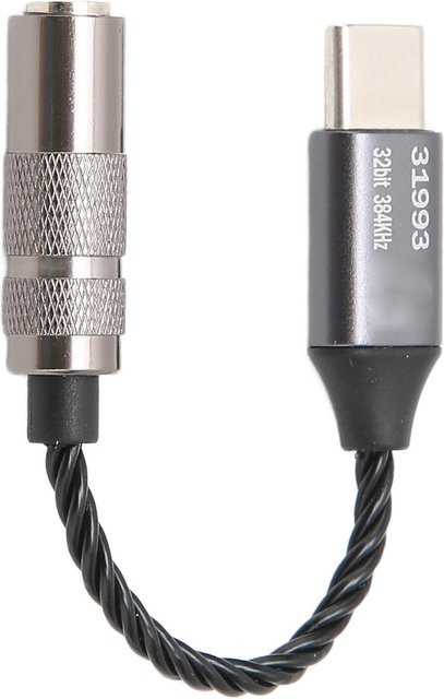Samsung USB-C auf 3,5 mm Klinke Adapter Dongle in Silber für Samsung S10 S9 Plus - Bild 1