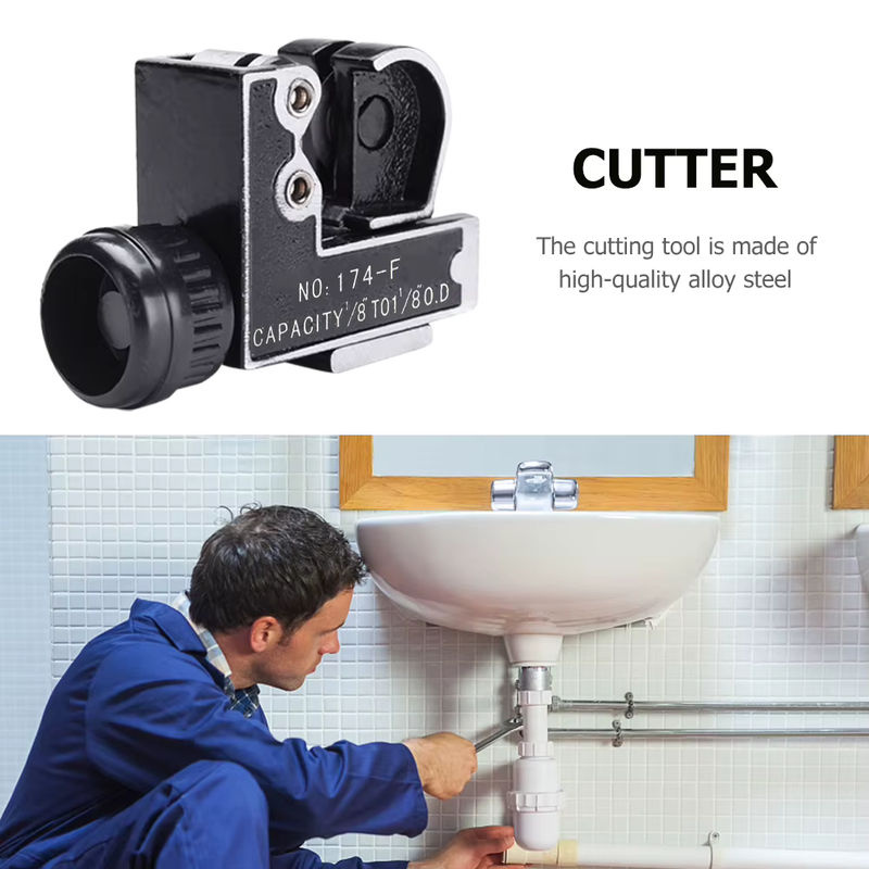 Alloet Mini Rohr Cutter aus Messing zum Schneiden von Kupferrohren, Sanitärleitungen, Bremsleitungen und Kunststoff-PVC-Rohren - Bild 5