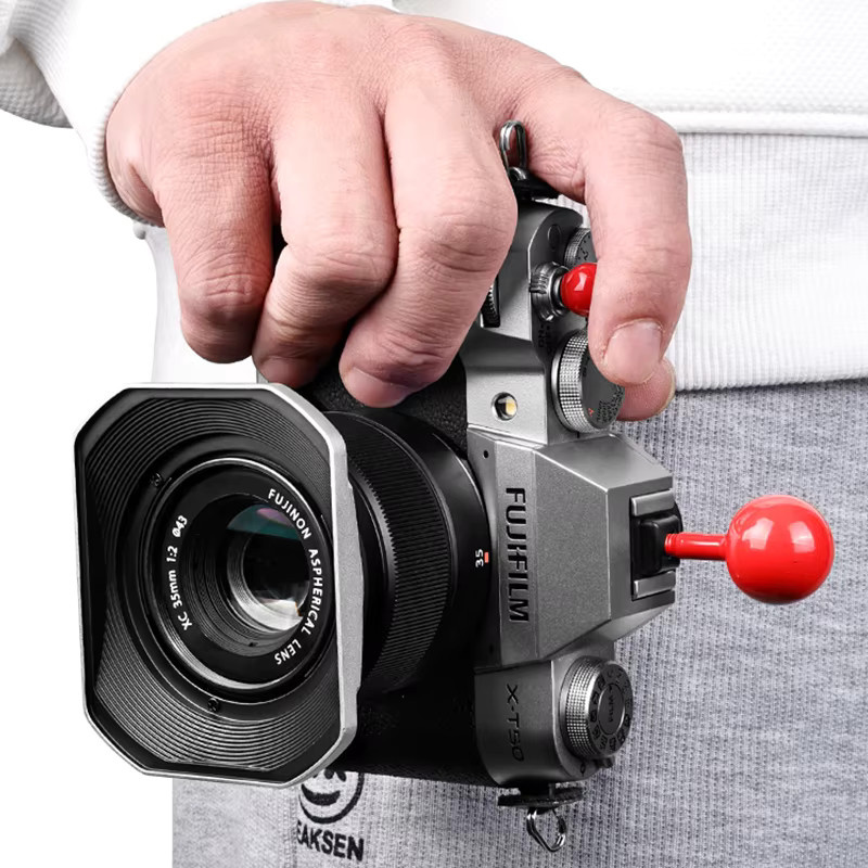 Fujifilm Quadratischer Sonnenschutz XC 35/F2 aus Aluminiumlegierung für Fuji XT50 F2 XF 23 mmF2 R WR Objektive - Bild 3