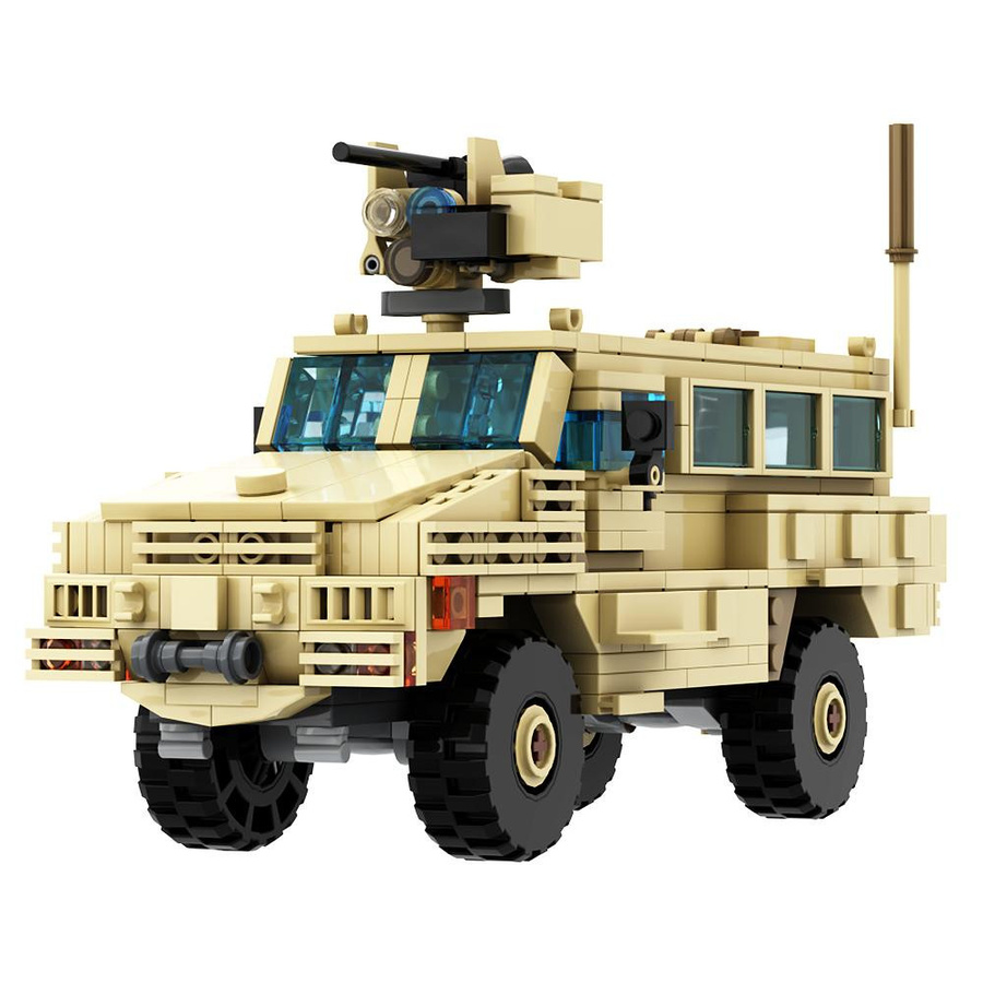 Gobricks MOC MRAP Militärfahrzeug, Bausteine, ab 14 Jahren - Bild 2
