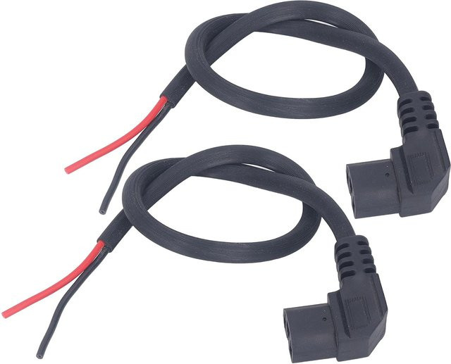 2er-Set Elektrofahrrad Ladekabel T-Typ mit 1,5 mm² Querschnitt in Grau von Shoemst - Bild 1
