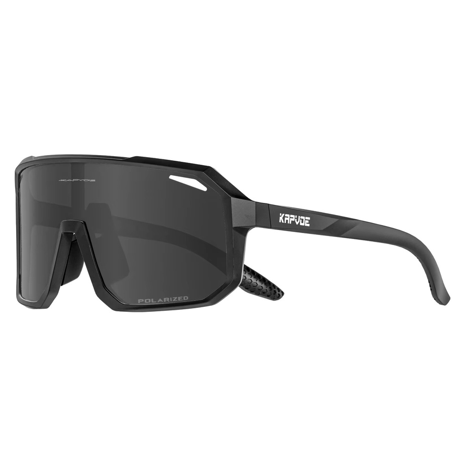 KAPVOE Sportsonnenbrille, Vollrand, TR90, schwarz, Unisex - Bild 7