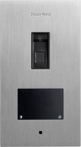 DoorBird Fingerprint/RFID Zugangssystem in Silber, Unterputz, IP65, Bluetooth-fähig - Bild 1