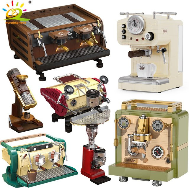 HUIQIBAO Kaffeemaschine Modell, Bausteine, Bunt / Mehrfarbig - Bild 1