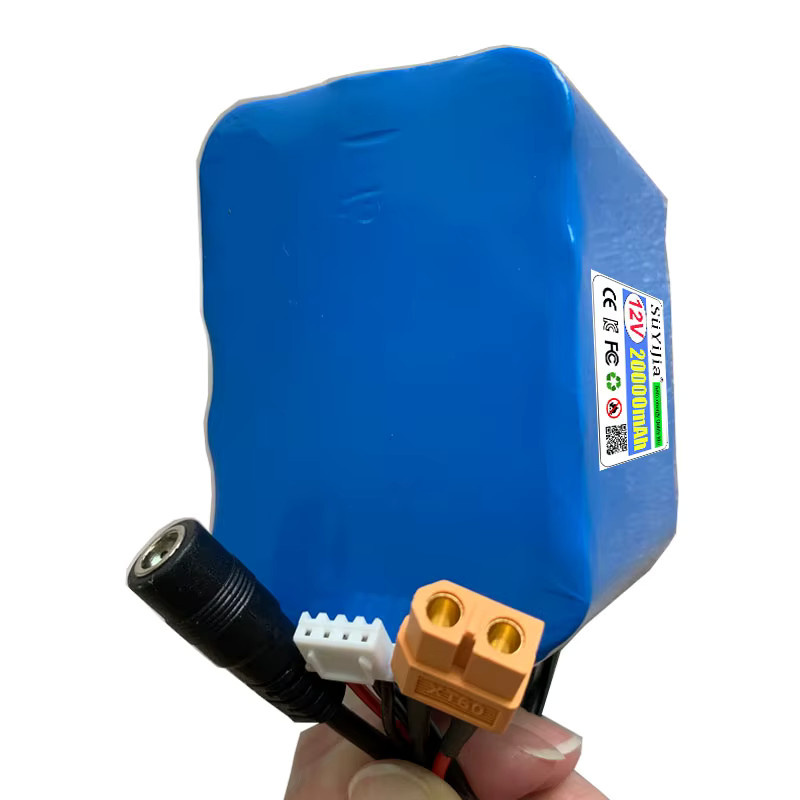 SUYIJIA 12 V 20000 mAh Lithium-Ionen-Akku 3S4P mit BMS für Angelköderboot V030 GPS in Blau - Bild 3