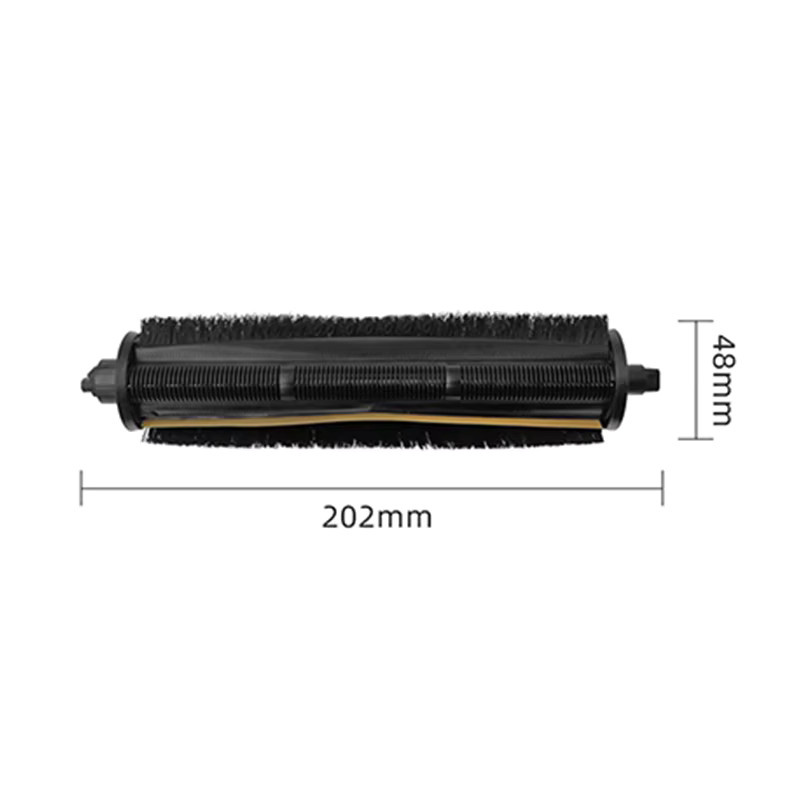 Tricut Hauptbürsten-Set für Dreame X30 X40 L40 L10s Ultra Gen 3, Xiaomi X20 Pro X20+ und MOVA P50 Pro Z50 S70 Ultra in Schwarz - Bild 2