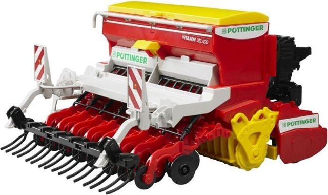 Bruder Pöttinger Vitasem 302ADD Kreiselegge-Sämaschine Modellfahrzeug Landwirtschaft - Bild 3
