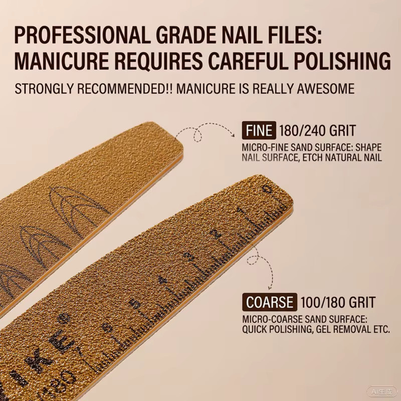 MAFANAILS Waschbare Nagelfeile, 100/180/240 Körnung, Unisex - Bild 2