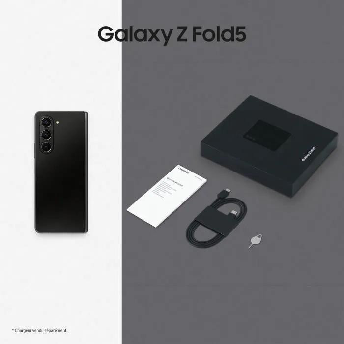 Samsung Galaxy Z Fold5 5G Dual-SIM faltbares Android-Smartphone mit 512 GB Speicher in Schwarz - Bild 4