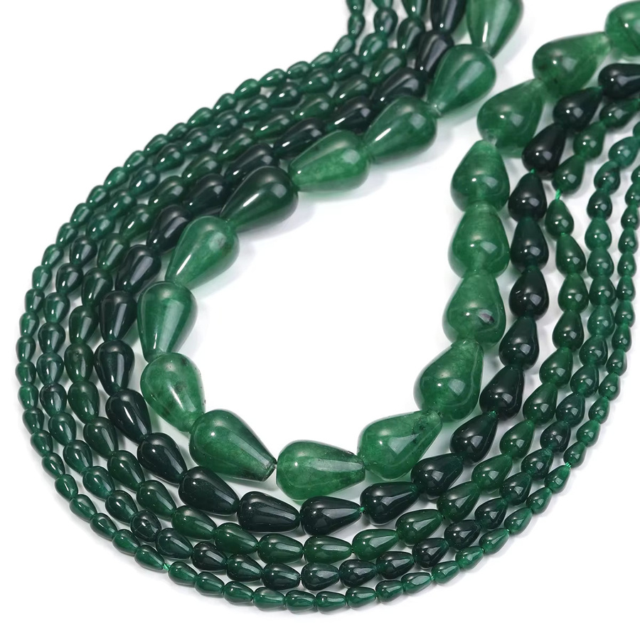 SANSWL Armband, Grüne Glimmer Perlen, Damen - Bild 2