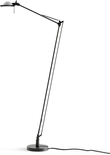 Luceplan Berenice Terra Stehleuchte in Schwarz mit verstellbarem Aluminiumreflektor - Bild 1