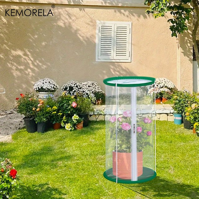 KEMORELA Insektenkäfig für Pflanzen als winddichtes Mini-Gewächshaus aus transparentem PVC - Bild 1