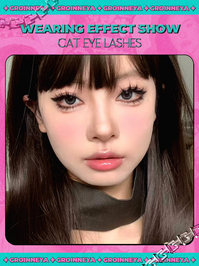 VELTRINAY Manga Lashes 3D Falsche Wimpern, DF04, Unisex, Natürlich - Bild 4