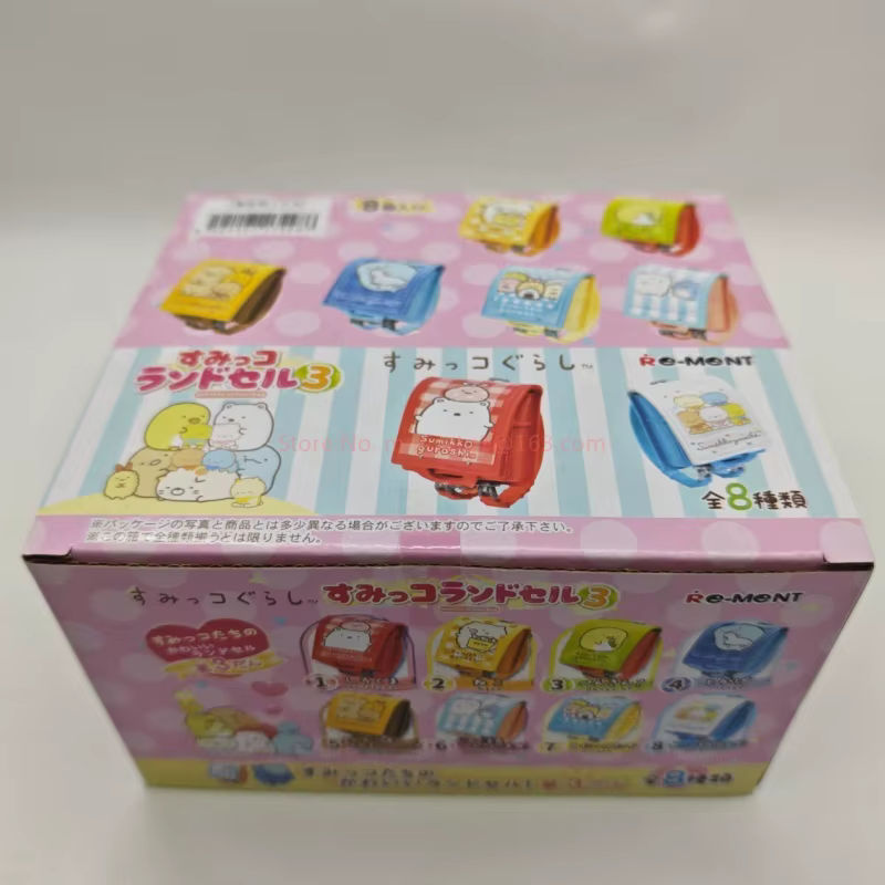 RE-MENT Sumikko Gurashi Mini-Schultertaschen Blind Box mit Shirokuma, Tonkatsu und Neko als mehrfarbige Kunststoff-Miniatur-Figuren - Bild 6