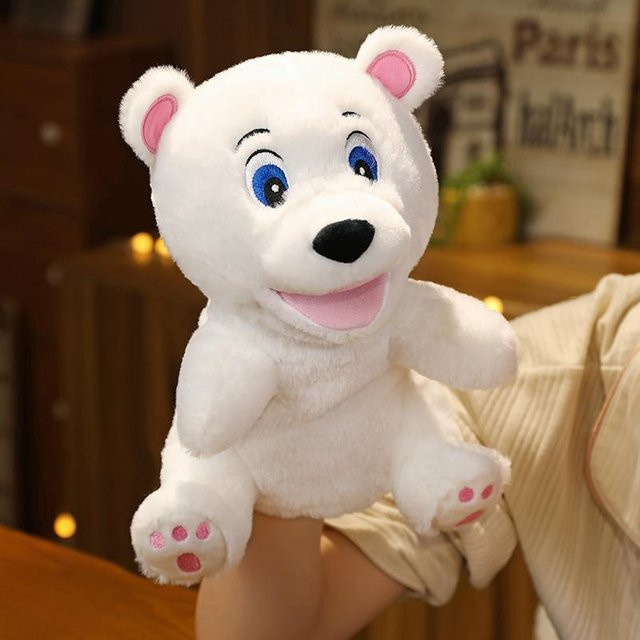 Kawaii Dinosaurier Einhorn Hahn Plüsch Handpuppe, Plüschtier, ab 14 Jahren - Bild 1