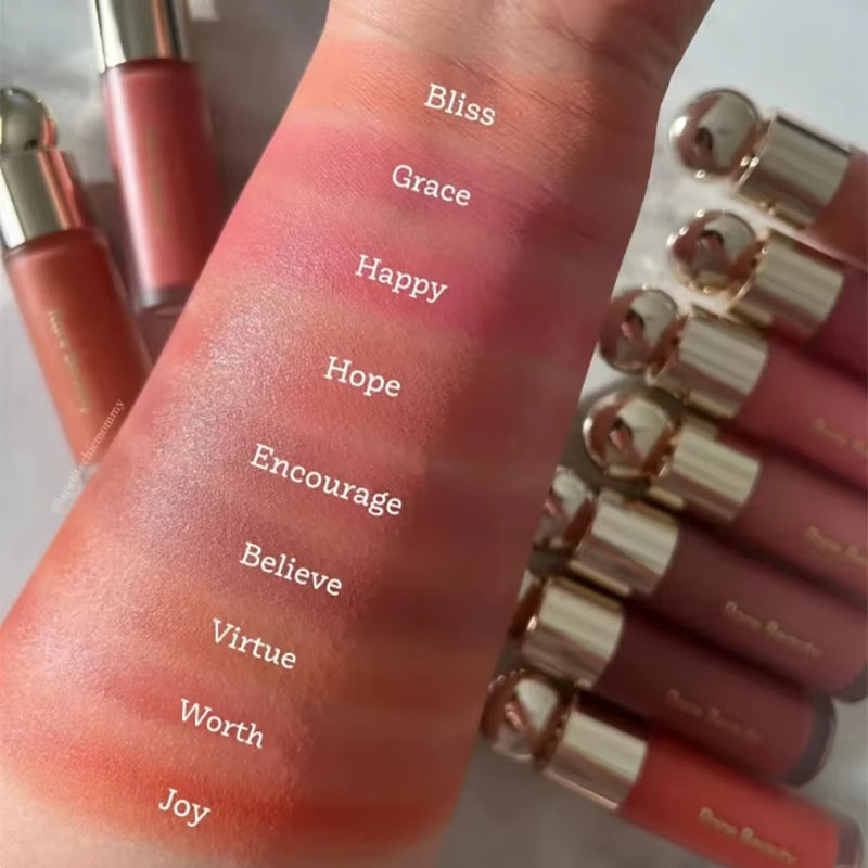 Rare Beauty Liquid Blush, Hope Love Happy Virtue Joy Grace Lucky Beauty - Bild 4